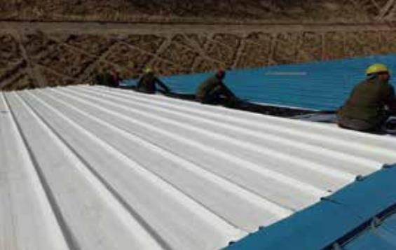 Metal roof renovation system