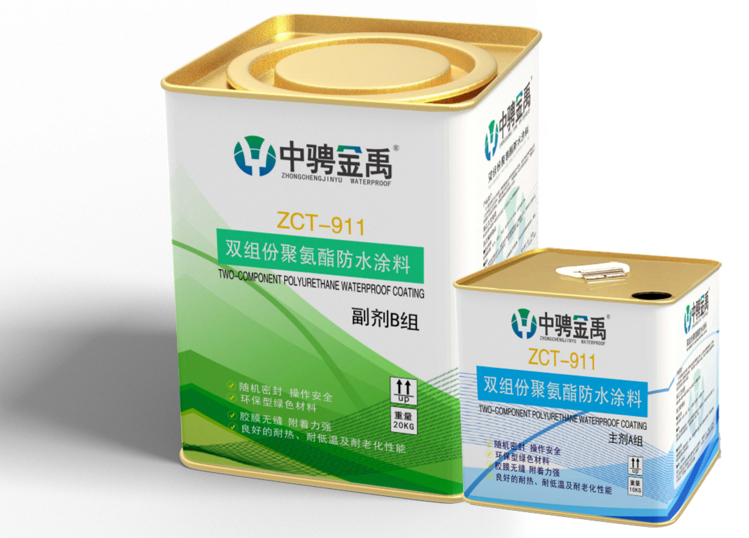 Two-component polyurethane waterproof coating