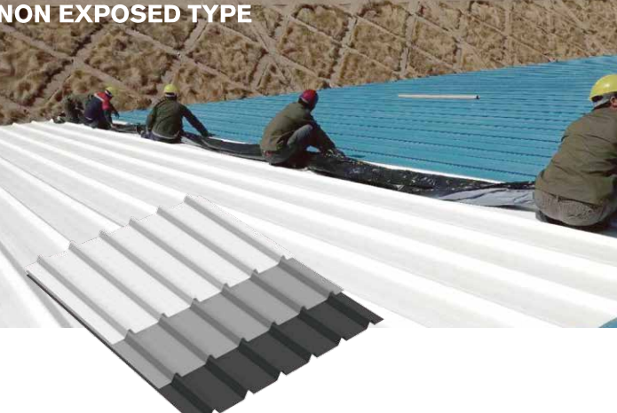 Metal roof refurbishment full adhesion system